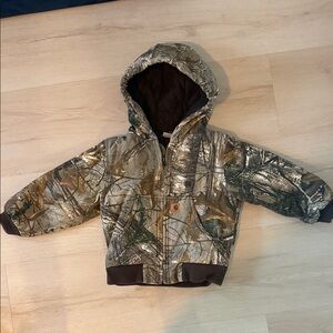 Carhartt Kids' Woodland Camo Hooded Jacket